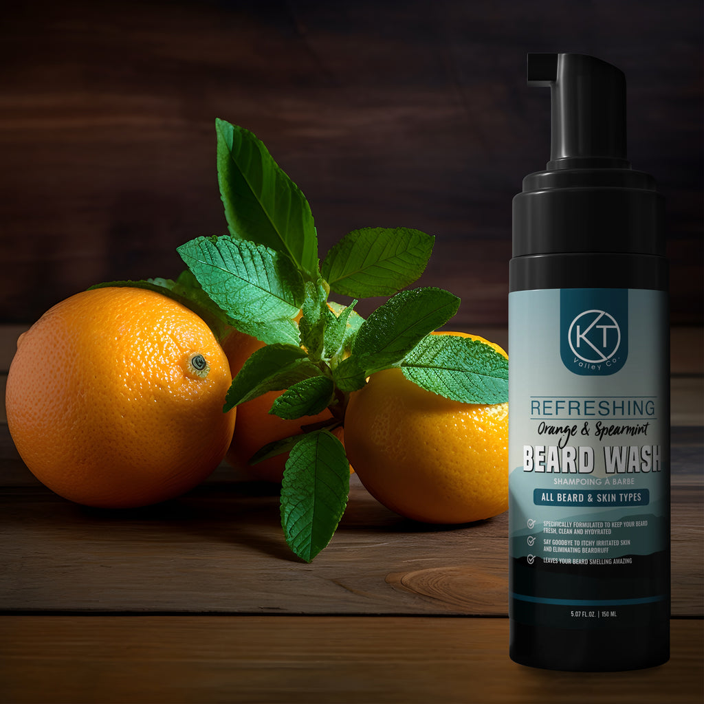Orange & Spearmint Foaming Beard & Face Wash - 150 ml