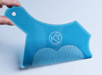 Beard Shaping Tool For Men - Clear Blue