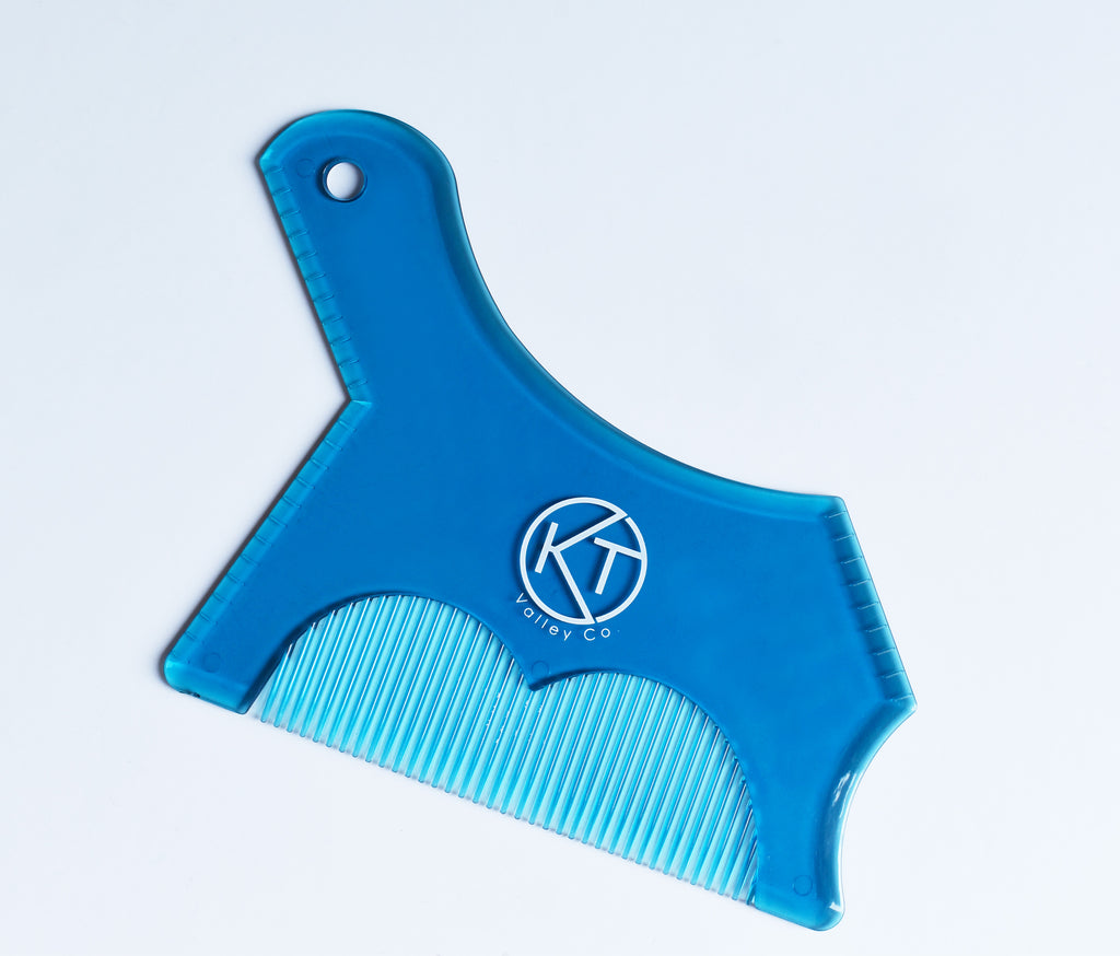 Beard Shaping Tool For Men - Clear Blue