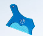 Beard Shaping Tool For Men - Clear Blue