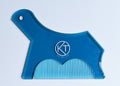 Beard Shaping Tool For Men - Clear Blue