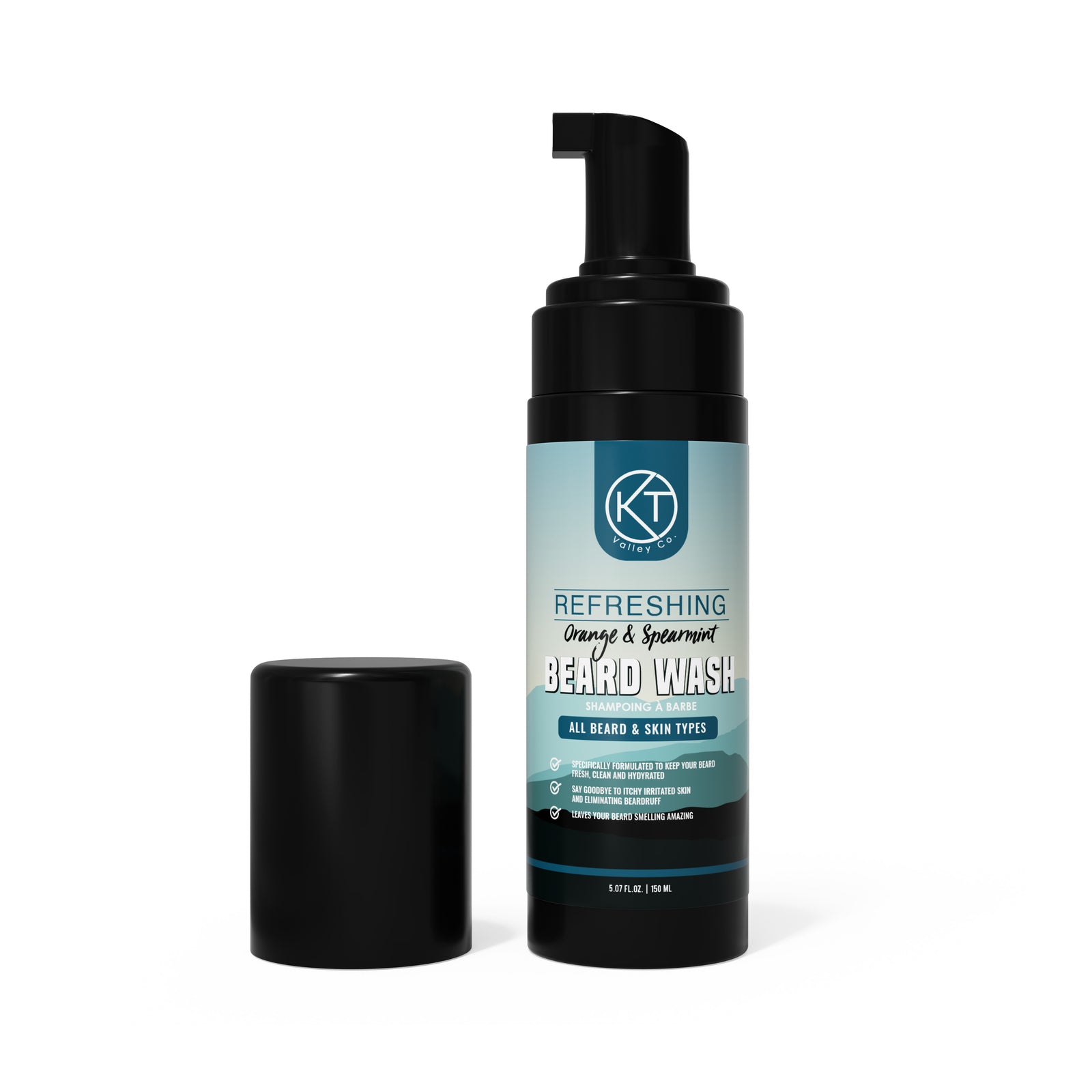 Orange & Spearmint Foaming Beard & Face Wash - 150 ml