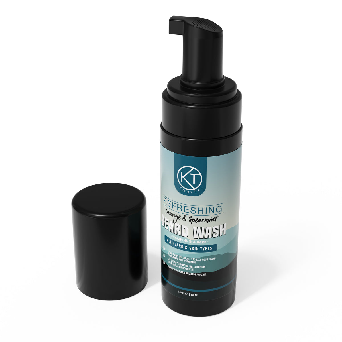 Orange & Spearmint Foaming Beard & Face Wash - 150 ml