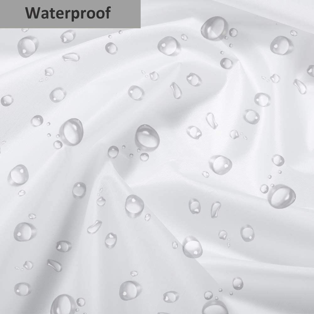 Waterproof Beard Trimming Bib Apron - White