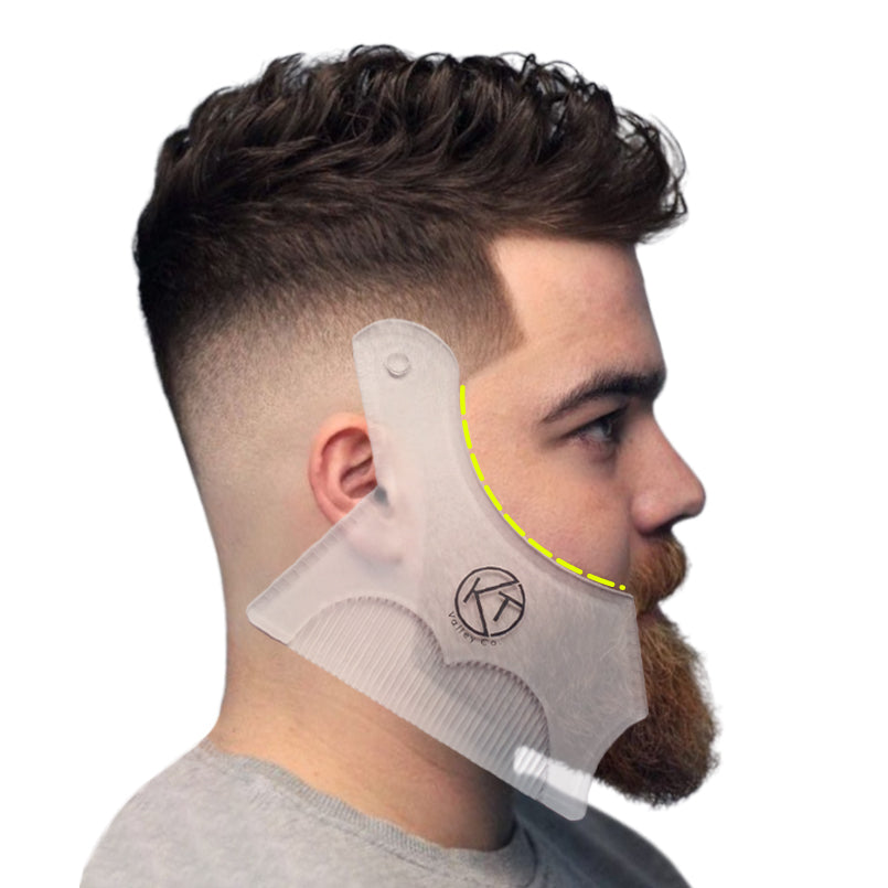 Beard Shaping Tool For Men - Clear