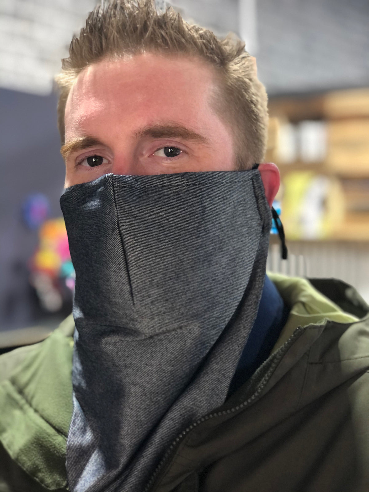 Large Beard Mask - Carmouflage Army Green