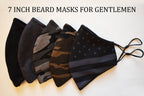 Short Beard Face Mask - USA Flag