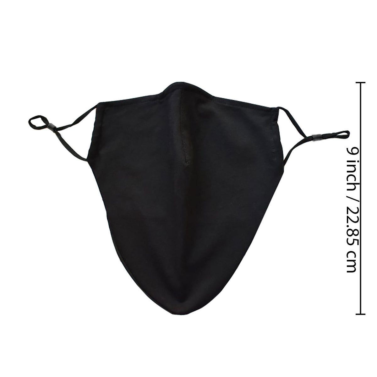 Medium Beard Face Mask - Black