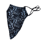Halloween Theme Medium Beard Face Mask - Dark Blue