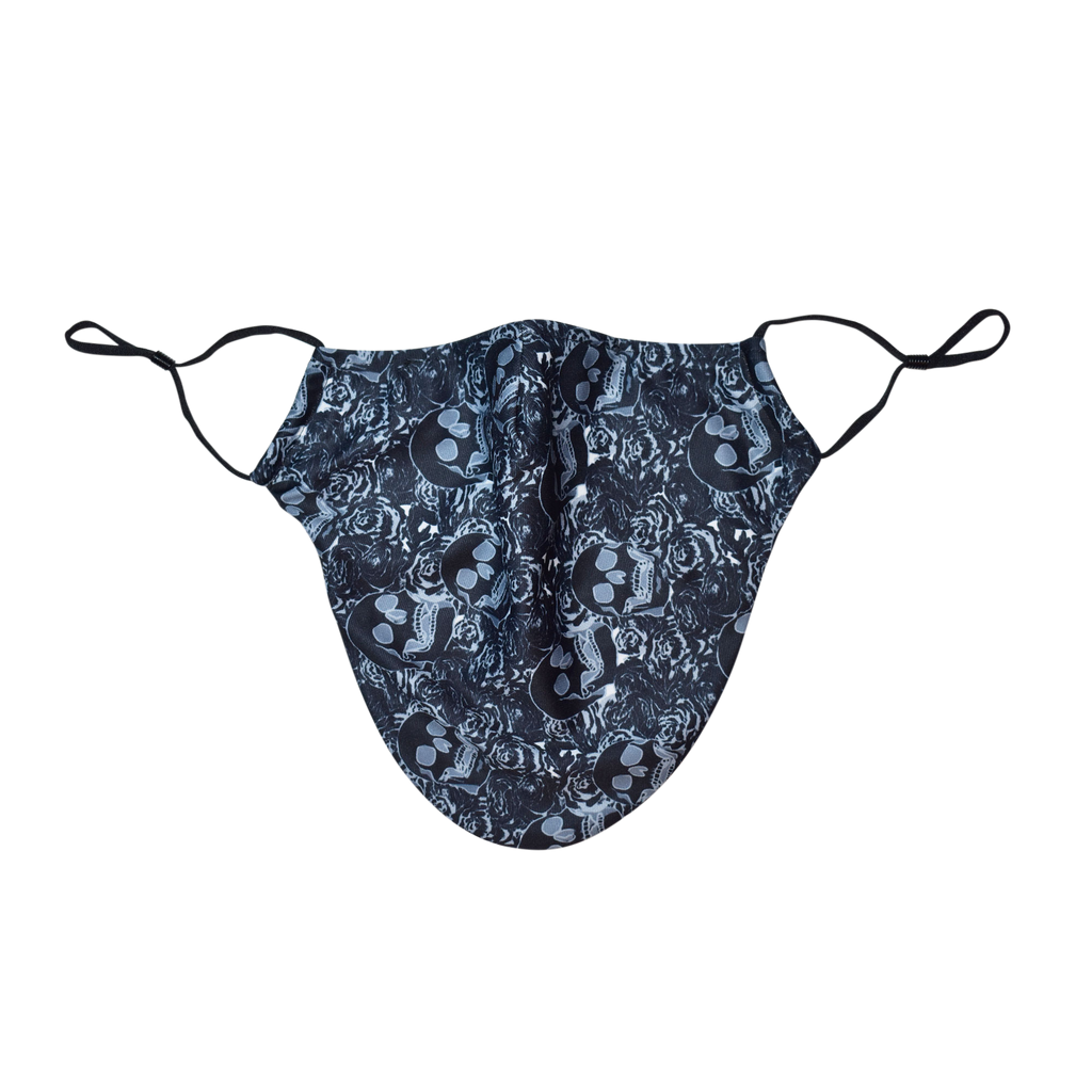 Halloween Theme Medium Beard Face Mask - Dark Blue