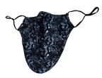 Halloween Theme Medium Beard Face Mask - Dark Blue