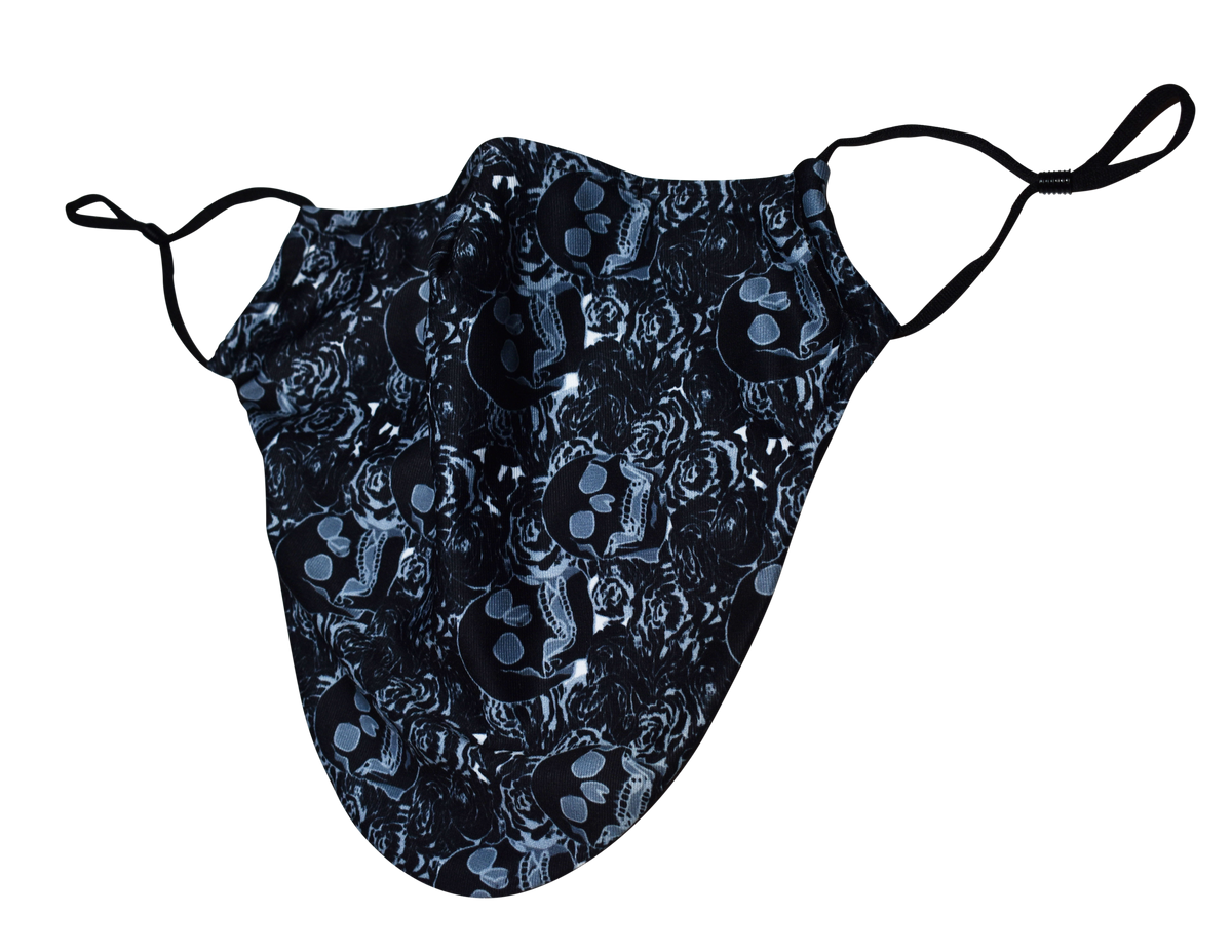 Halloween Theme Medium Beard Face Mask - Dark Blue