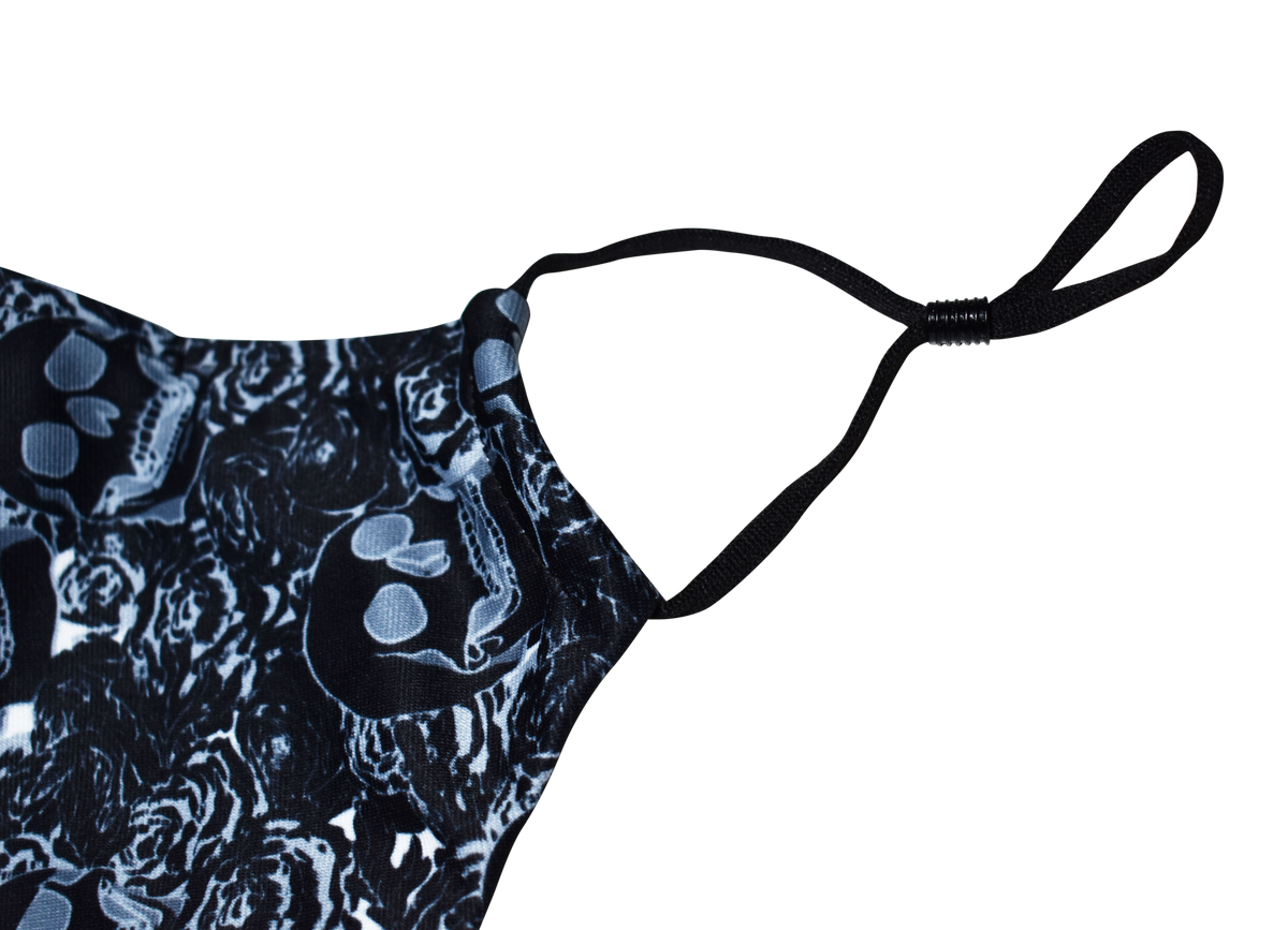 Halloween Theme Medium Beard Face Mask - Dark Blue