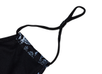 Halloween Theme Medium Beard Face Mask - Dark Blue