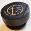 Boar Bristle Beard Brush For Men, Beard & Mustache Shaping - Black