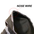 Medium Beard Face Mask - Camouflage Grey