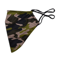 Newly Designed Short Beard Face Mask - Camouflage Green