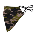 Newly Designed Short Beard Face Mask - Camouflage Green