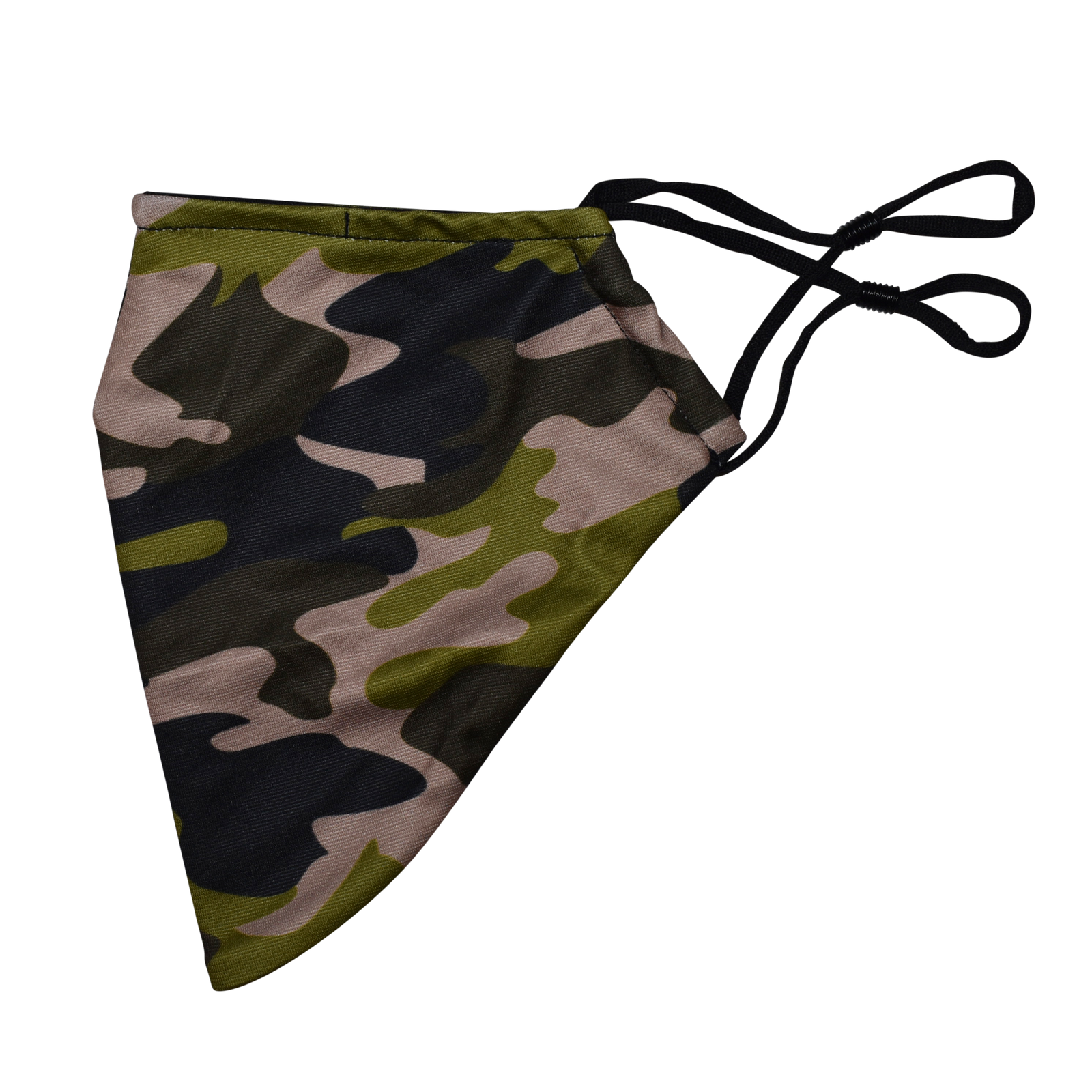 Newly Designed Short Beard Face Mask - Camouflage Green