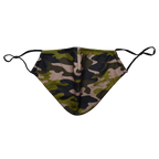 Newly Designed Short Beard Face Mask - Camouflage Green