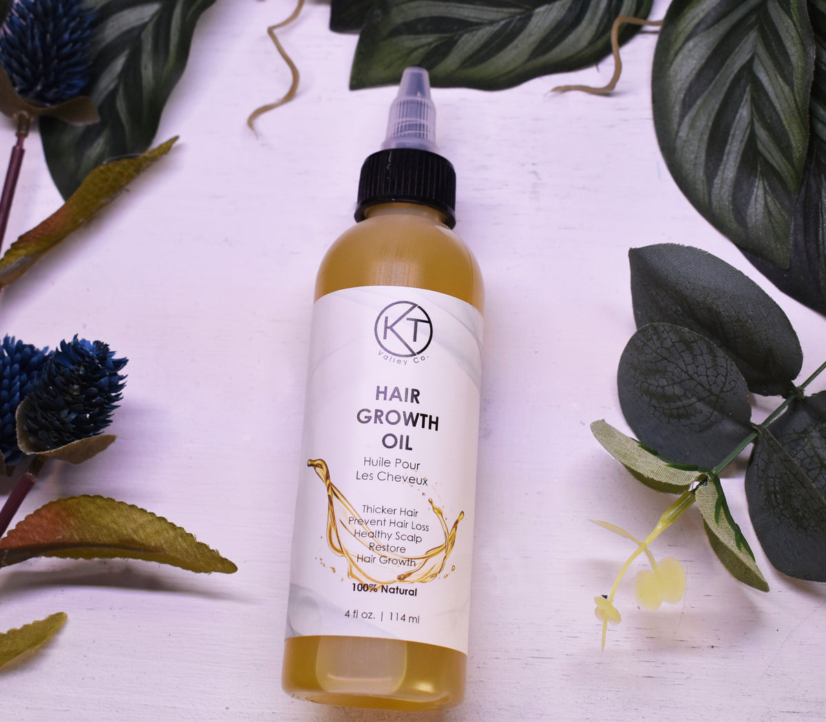 Natural Hair & Beard Growth Oil - 4 Oz.