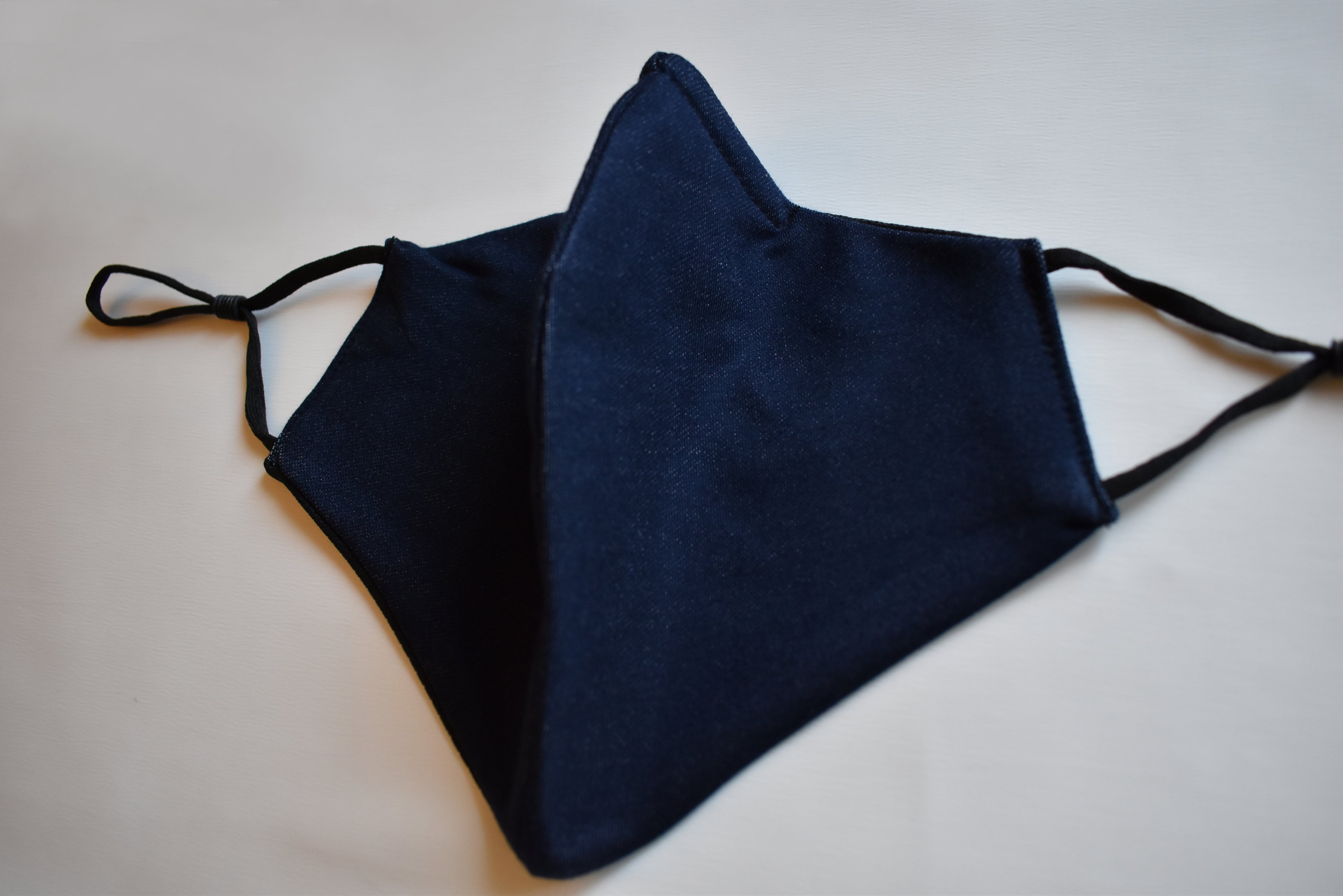 Short Beard Face Mask - Navy Blue