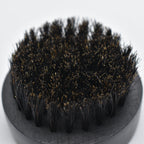 Boar Bristle Beard Brush For Men, Beard & Mustache Shaping - Black