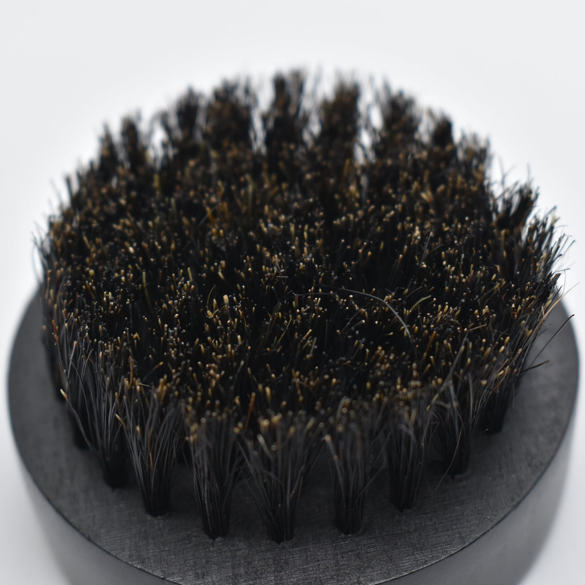 Boar Bristle Beard Brush For Men, Beard & Mustache Shaping - Black