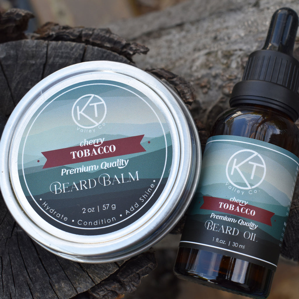 cherry-tobacco-beard-balm-oil-set