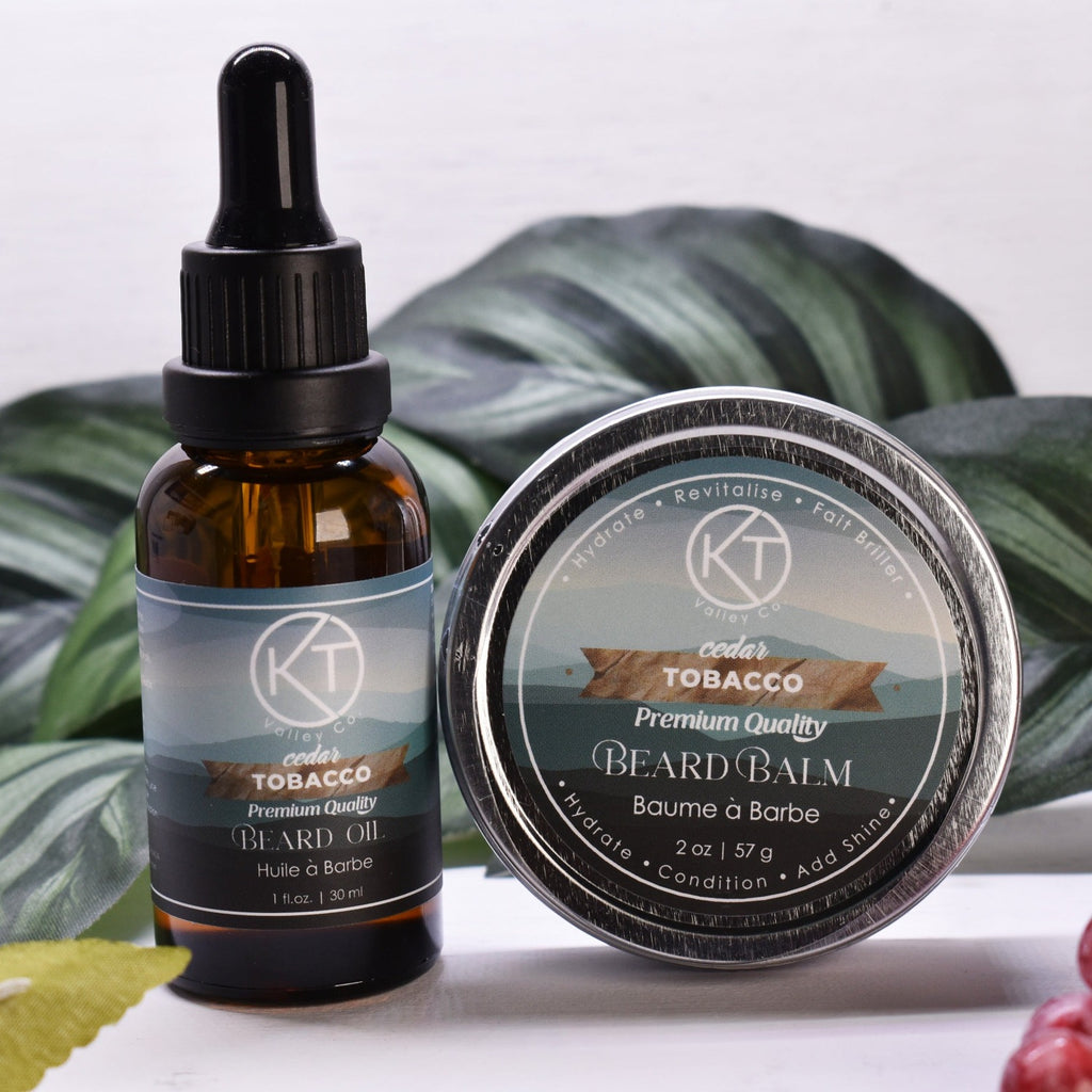 natural-cedar-tobacco-beard-balm-oil-set