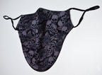 Halloween Theme Medium Beard Face Mask - Dark Purple
