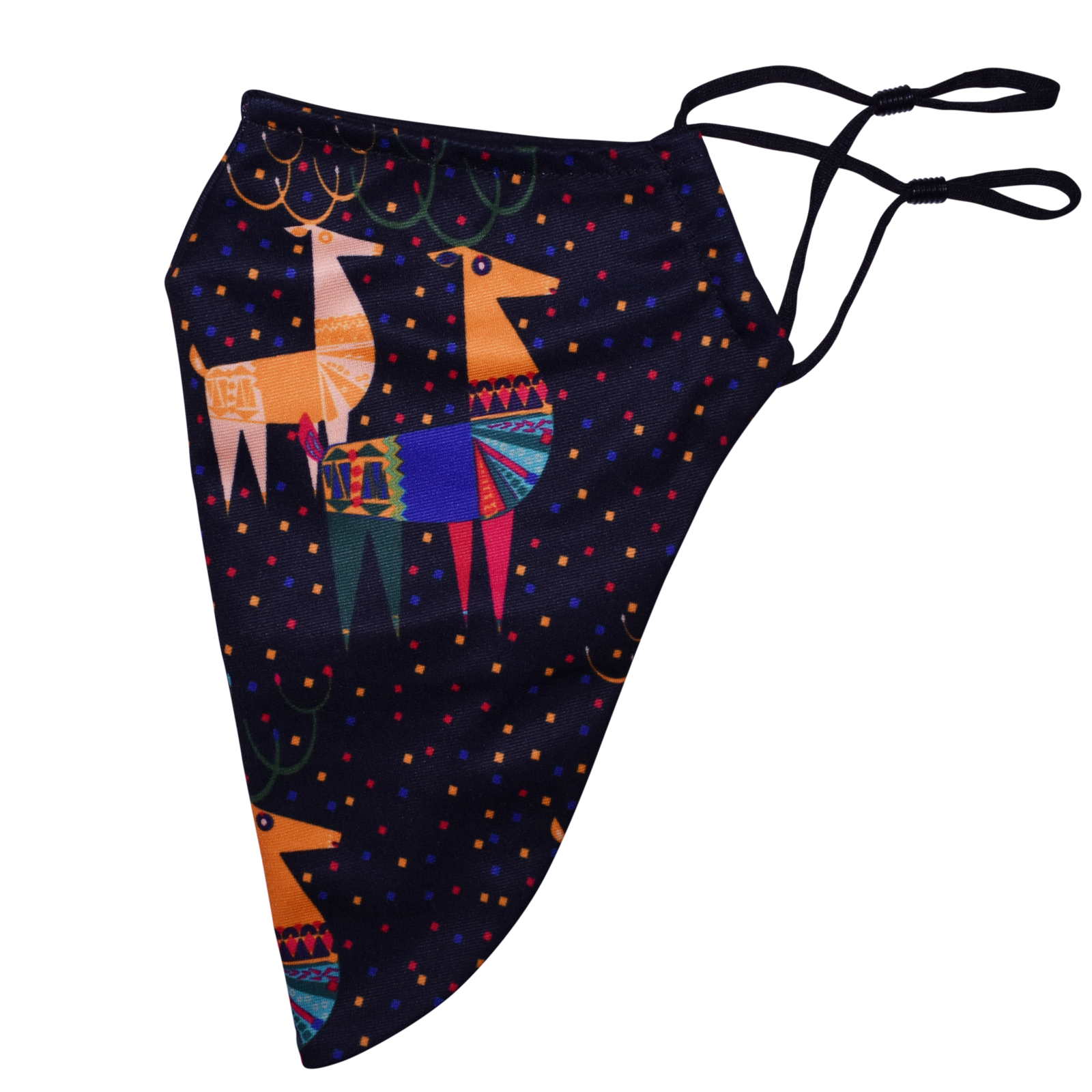 Christmas Theme Beard Face Mask - Xmas Rudolph