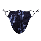 Christmas Theme Beard Face Mask - Midnight Rudolph