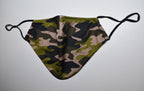 Newly Designed Short Beard Face Mask - Camouflage Green
