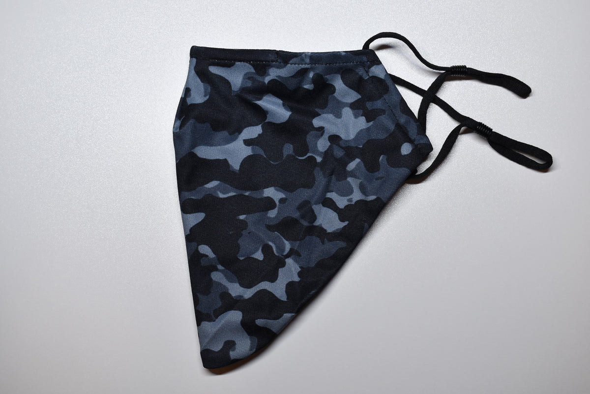 Newly Designed Short Beard Face Mask - Camouflage Grey