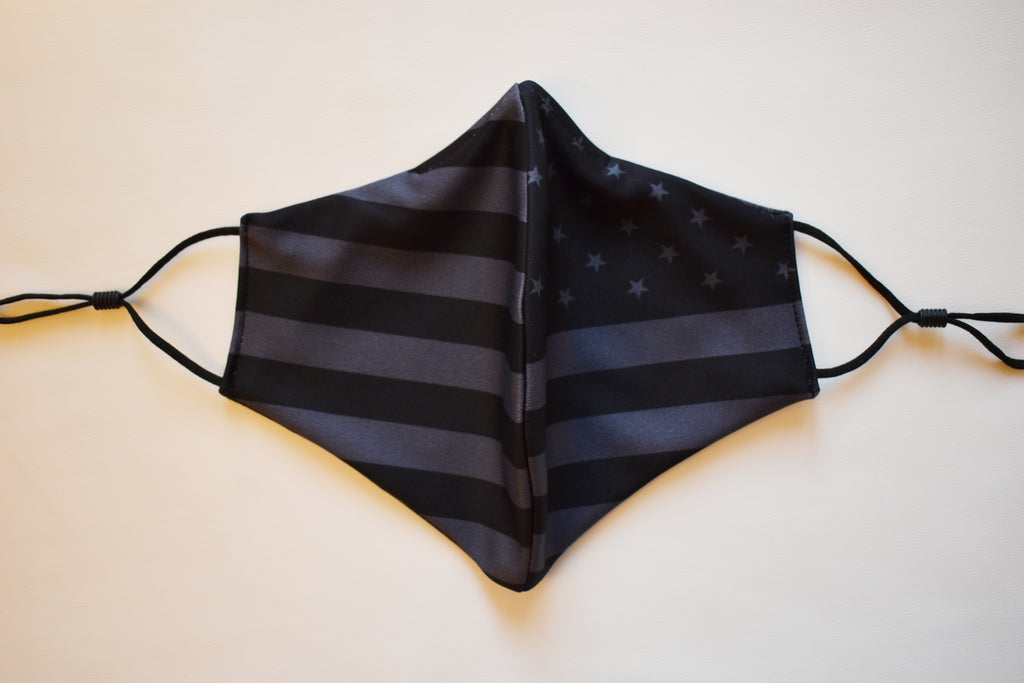 Short Beard Face Mask - USA Flag
