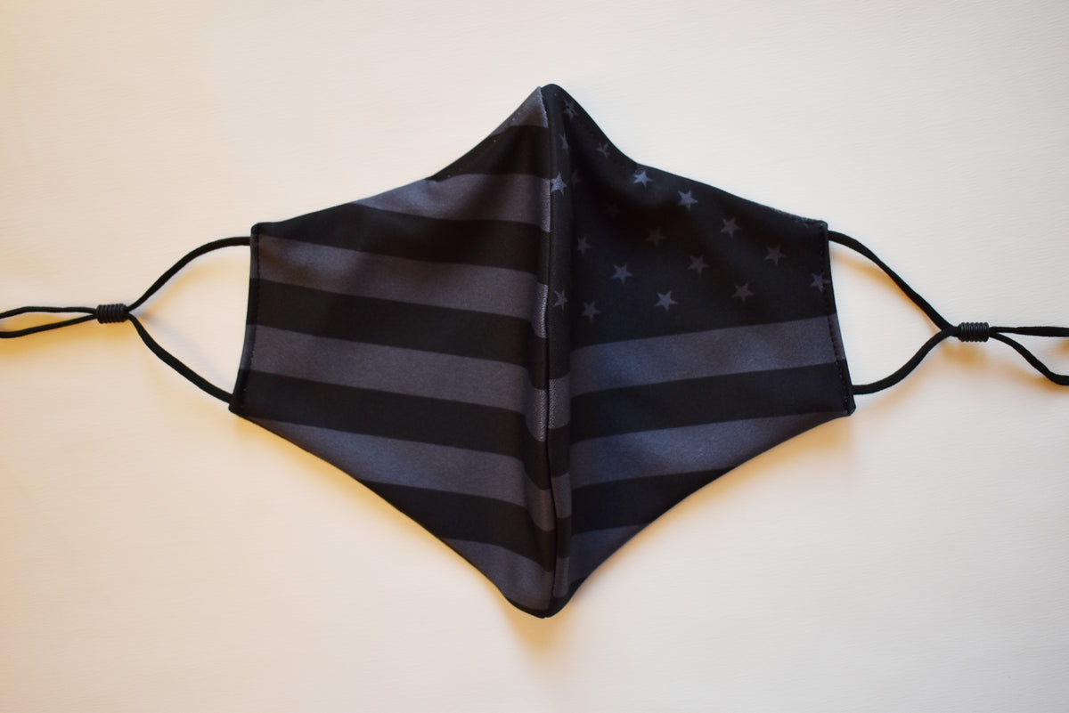 Short Beard Face Mask - USA Flag