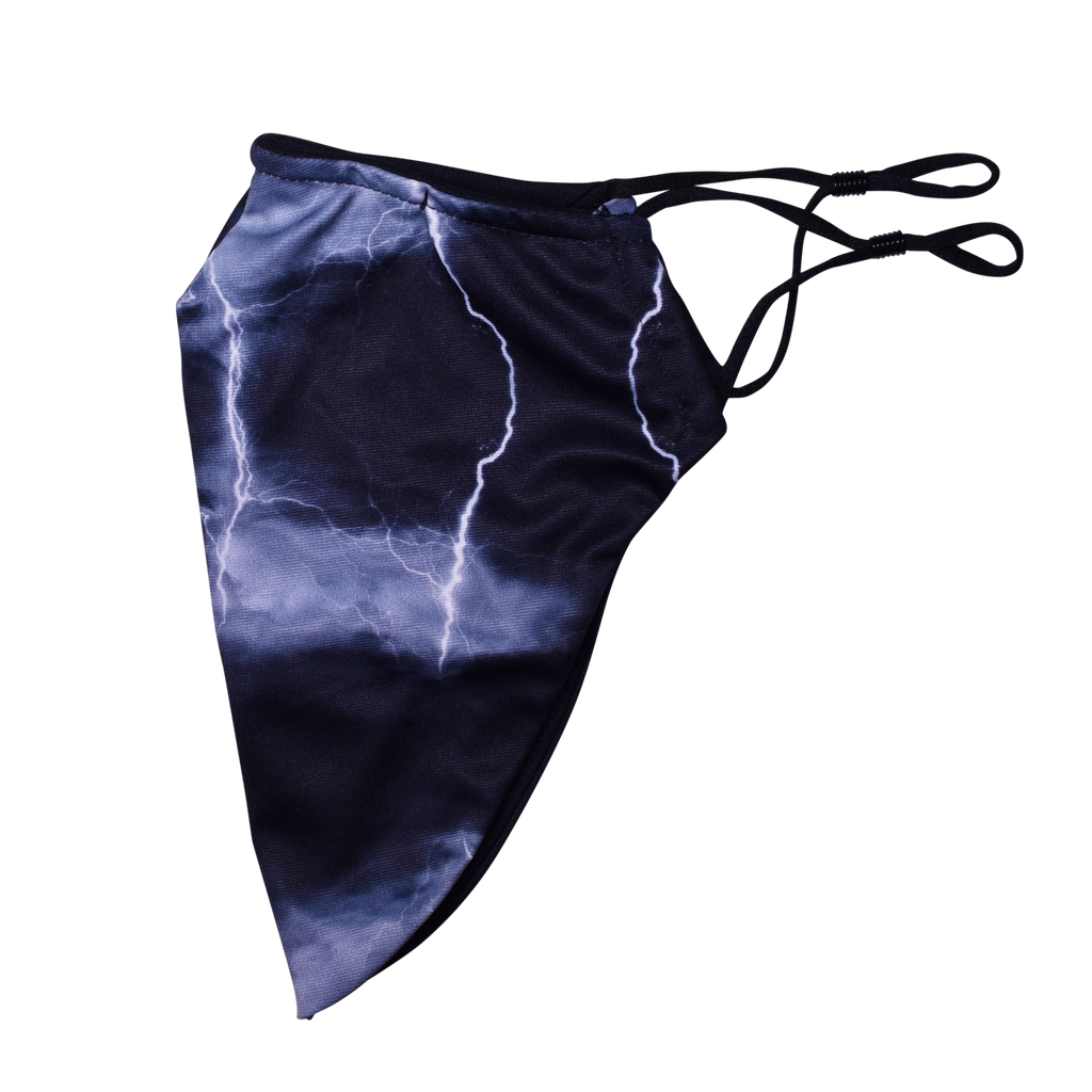 Medium Beard Face Mask - Lightning Scream