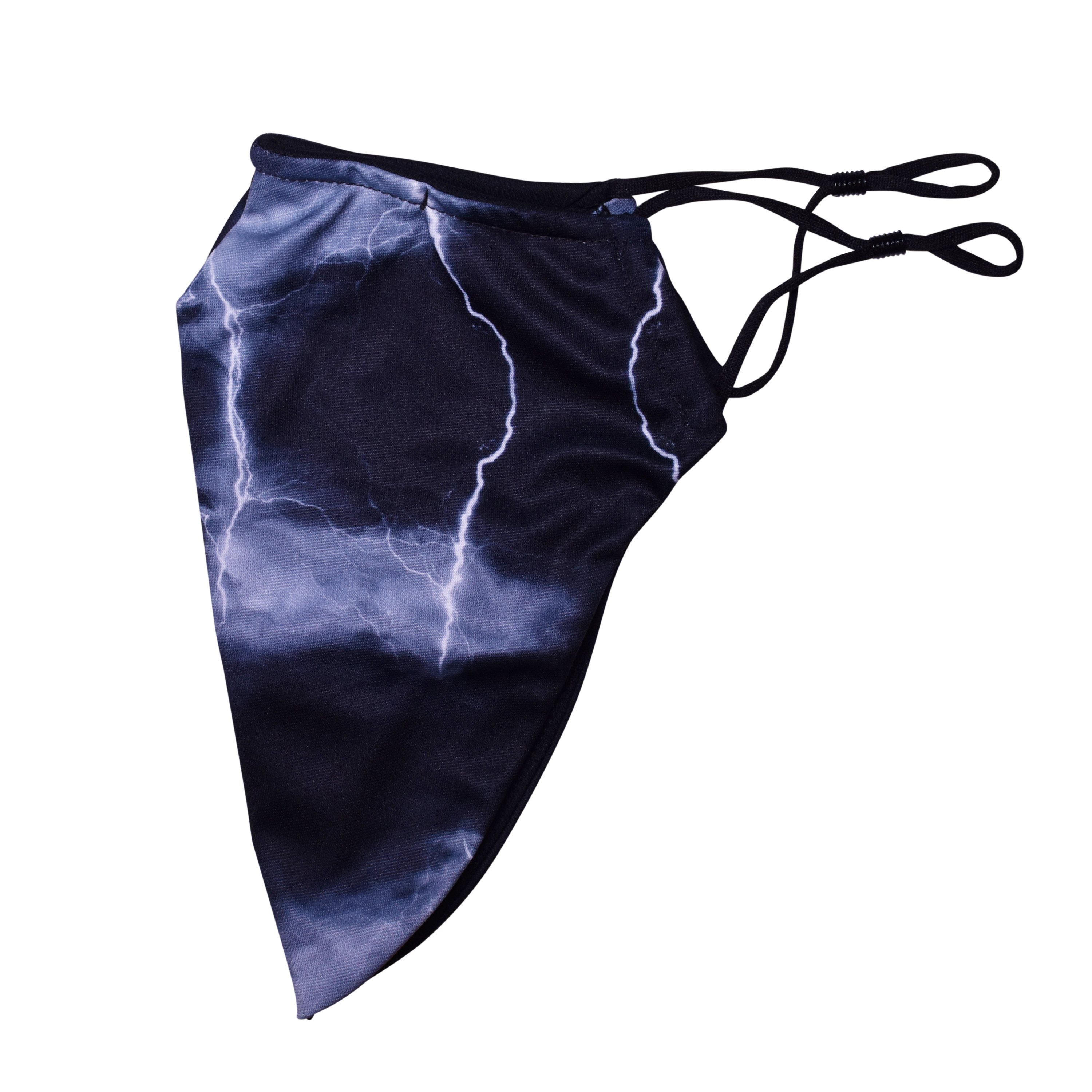 Medium Beard Face Mask - Lightning Scream
