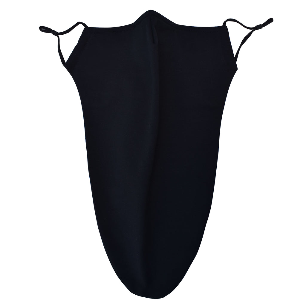 Large Beard Mask For Long Beard (18") - Black