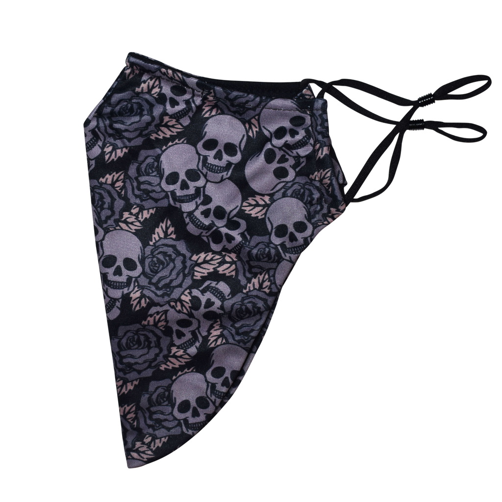 Halloween Theme Medium Beard Face Mask - Dark Purple