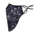 Halloween Theme Medium Beard Face Mask - Dark Purple