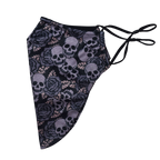 Halloween Theme Medium Beard Face Mask - Dark Purple