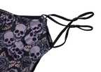 Halloween Theme Medium Beard Face Mask - Dark Purple