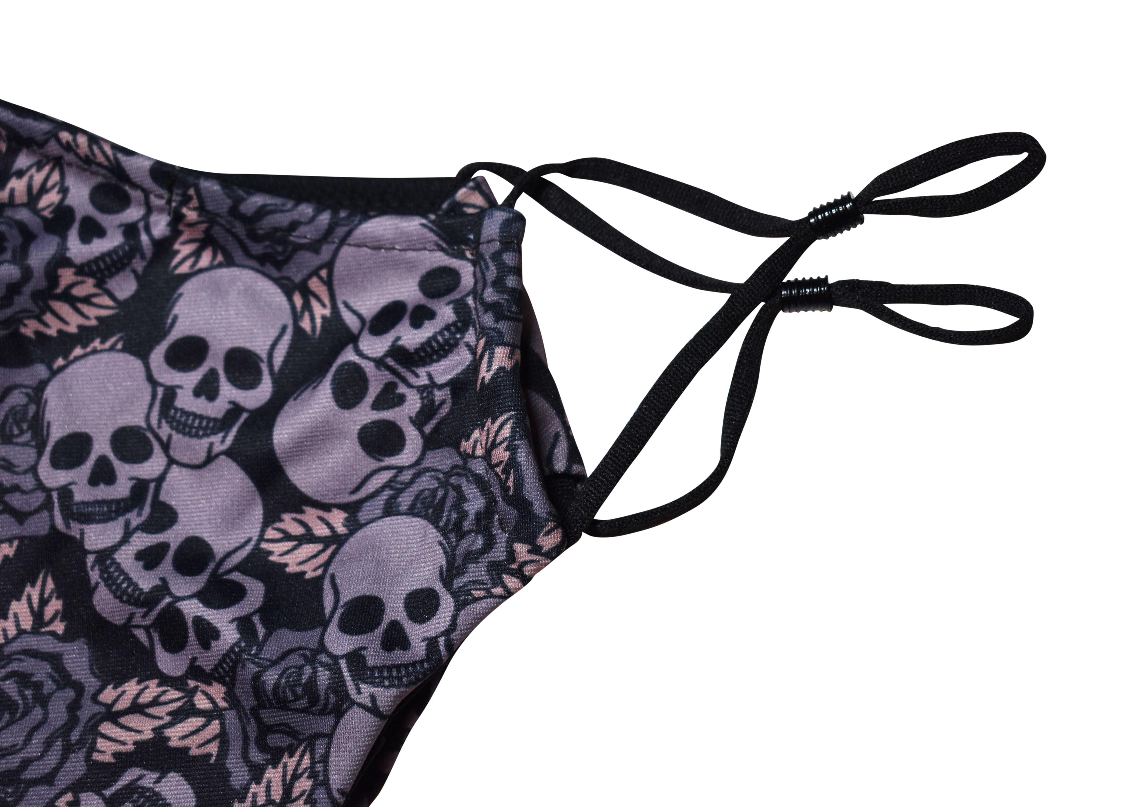 Halloween Theme Medium Beard Face Mask - Dark Purple