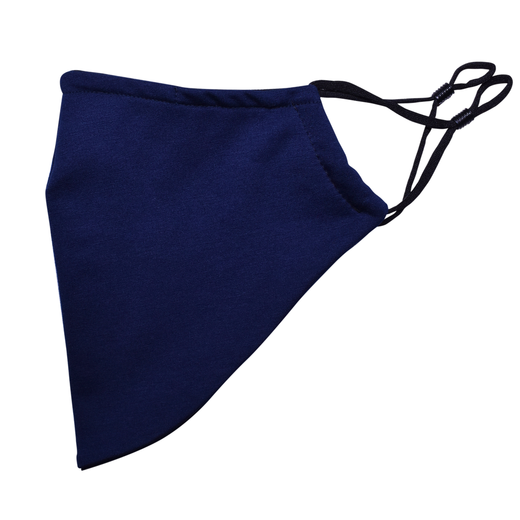 Newly Designed Short Beard Face Mask - Navy Blue