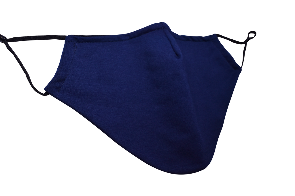 Newly Designed Short Beard Face Mask - Navy Blue