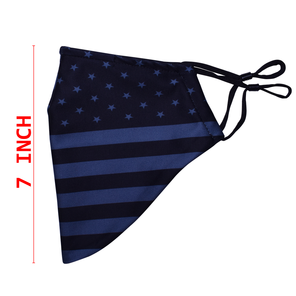 Newly Designed Short Beard Face Mask - USA Flag