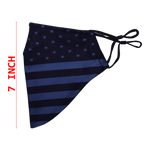 Newly Designed Short Beard Face Mask - USA Flag
