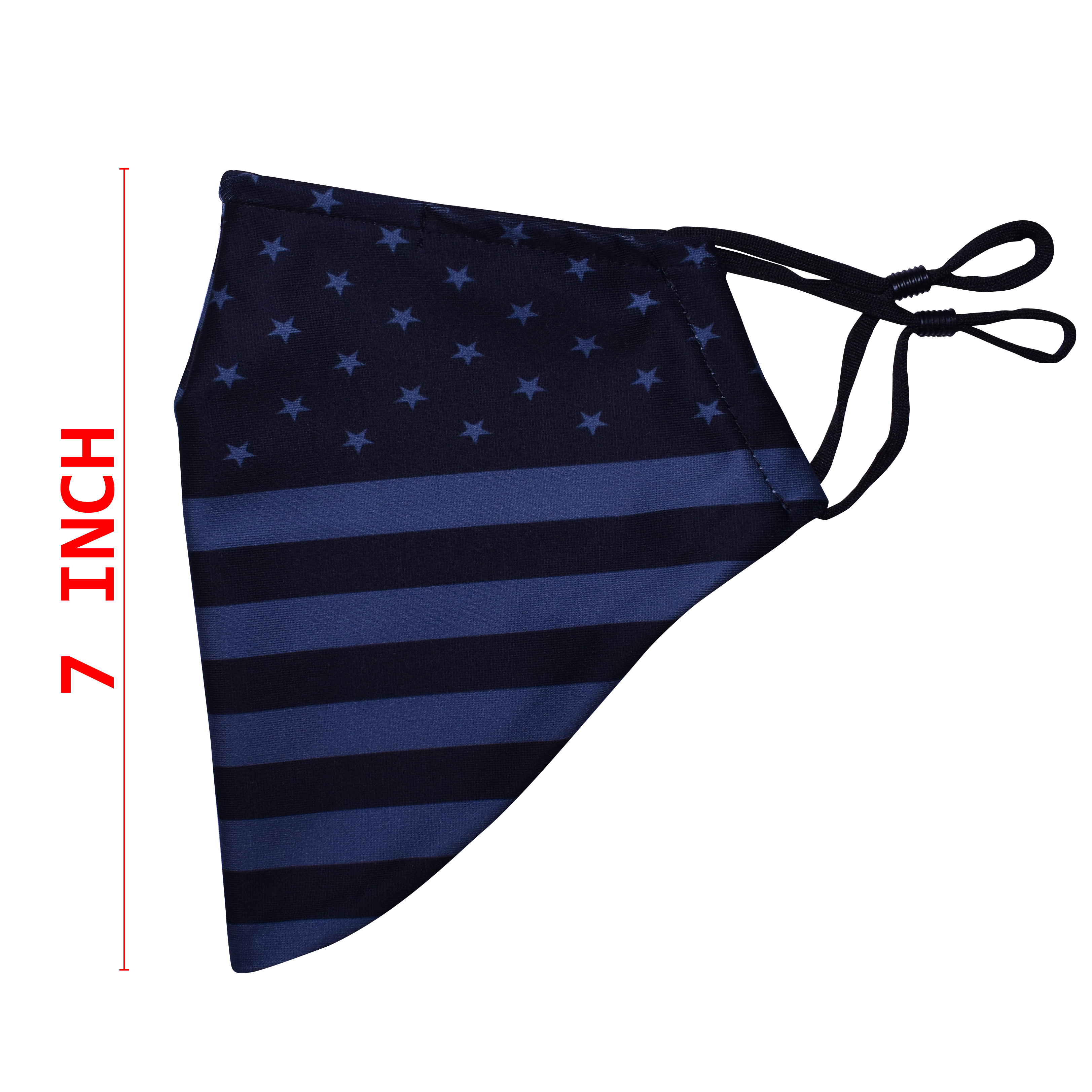 Newly Designed Short Beard Face Mask - USA Flag